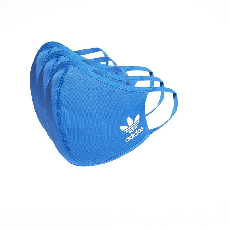 Mascara Facial Cubre Boca Adidas Edicion Retro Originals Color Azul