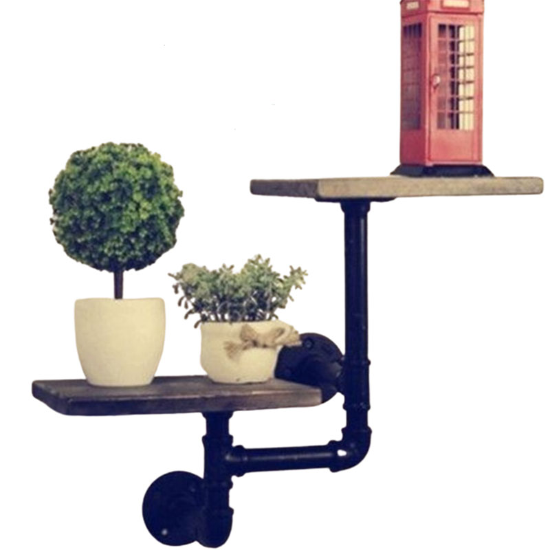 Repisa Dos Estantes Vintage Industrial 19x30 Cm