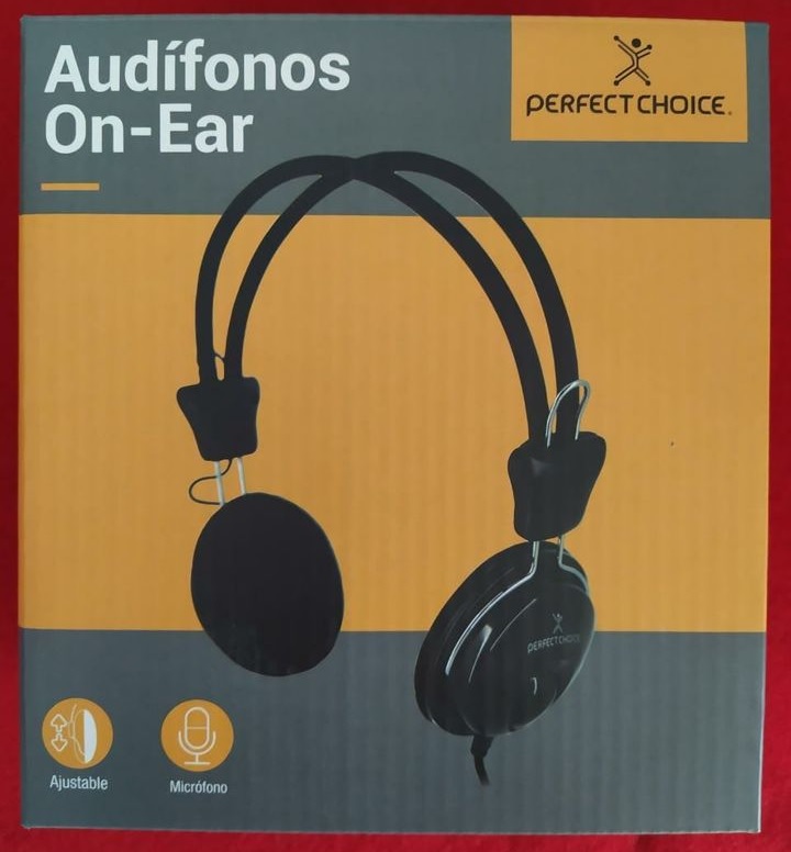 AUDIFONO DIADEMA CON MICROFONO MM SIN ADAPTADOR PERFECT CHOICE