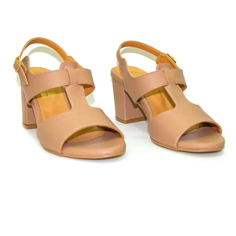 Sandalias Zapatos Mujer Tacon Zapatillas Plataforma 96 /z Marron