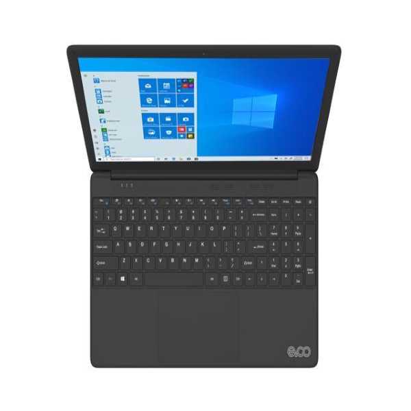 Evoo 15.6" Ultra Thin NoteBook Black SSD 250 GB Ram 8 GB