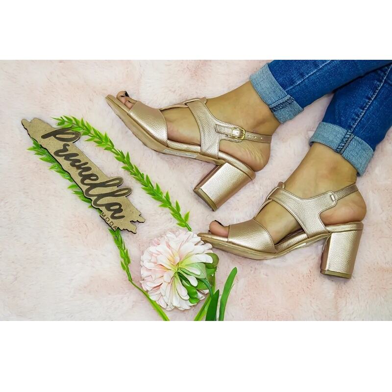 Sandalias Zapatos Mujer Tacon Zapatillas Plataforma 97 /z Dorado