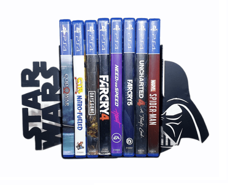 Stand Soporte Organizador Vader Videojuegos Metalico