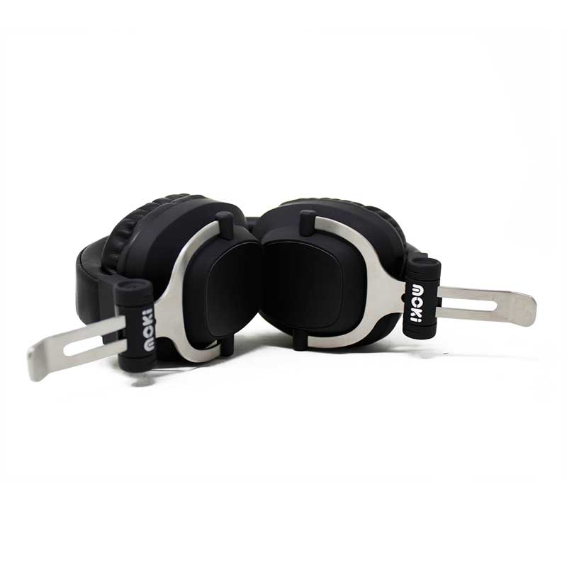 Audifonos Diadema Bluetooth con Cable Extraíble para Niño Y Niña Exo Negro Moki