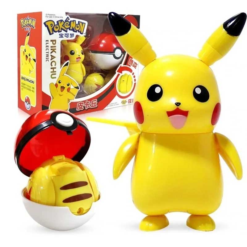 Pokemon Pokebola Figura Coleccionable Lanzador Pop Original
