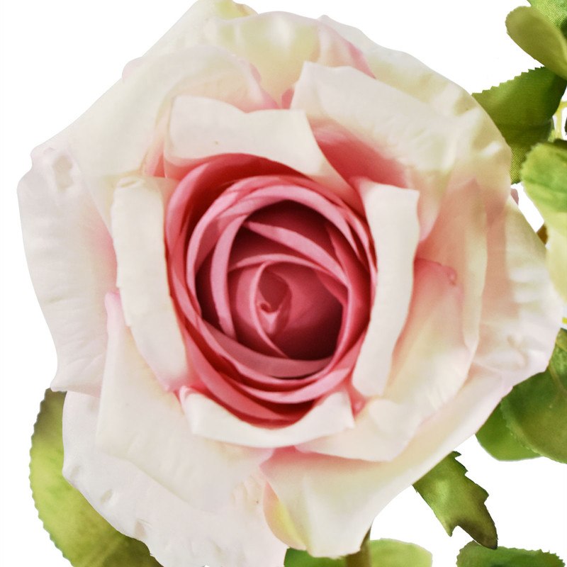 Vara de Rosas Artificales Rosa Claro Pack 3 pz Blumart