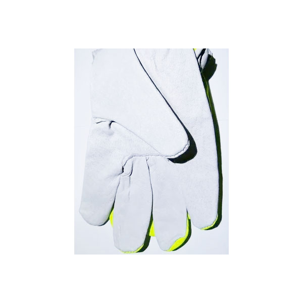 Guantes De Trabajo Caterpillar De Cuero (Alta Visibilidad)