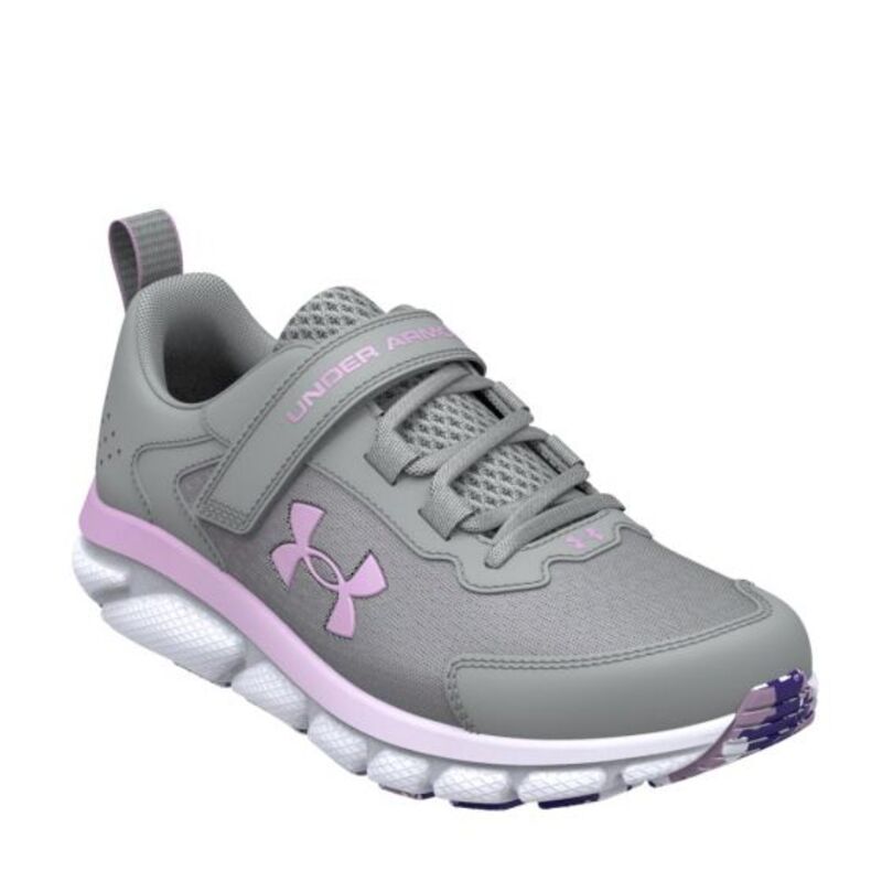 TENIS DEPORTIVO PARA CORRER COLOR GRIS PARA NIÑA UNDER ARMOUR UA GS ASSERT 9AC 6100