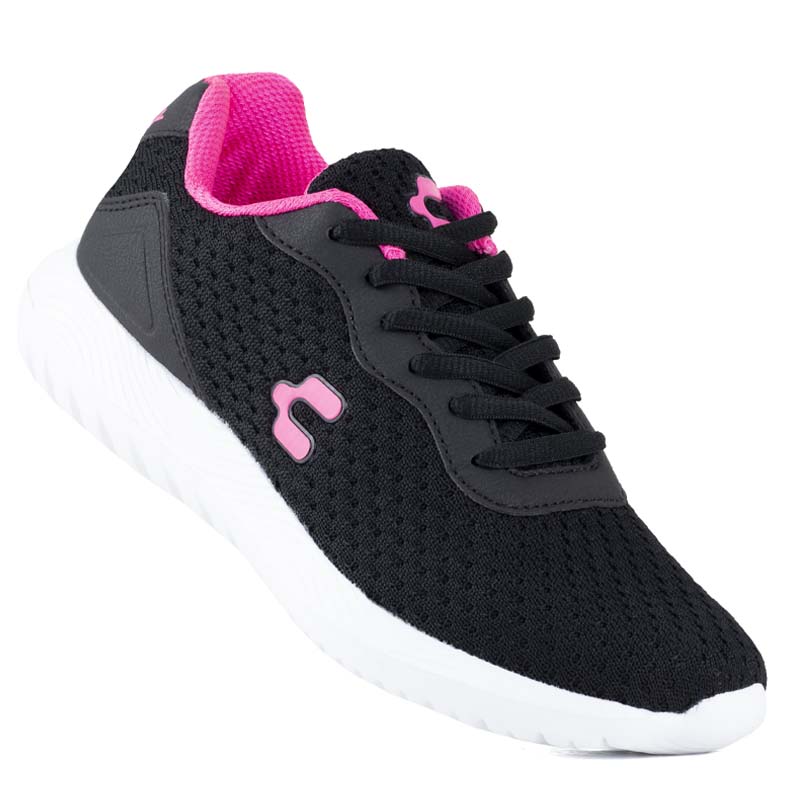 TENIS CHARLY DEPORTIVO PARA DAMA 1049639 NEGRO FIUSHA ORIGINAL SUELA LIGERA