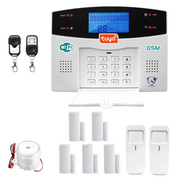 Alarma WIFI GSM Kit 9 Alerta Inalambrica Celular Seguridad Plus Casa