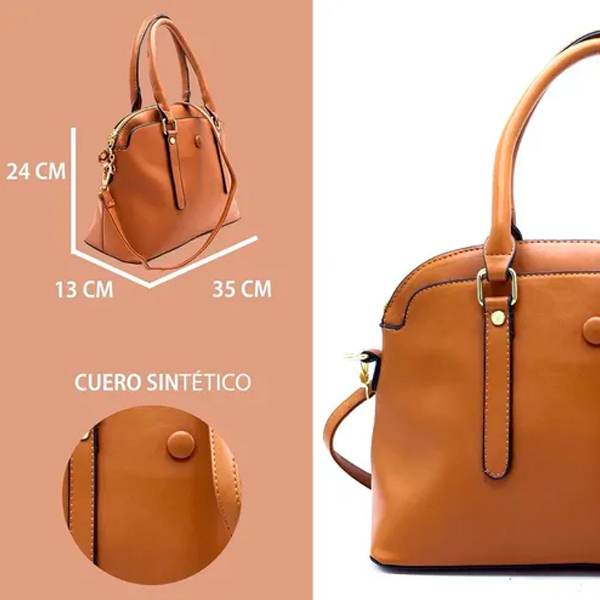 Bolsa Dama Elegante Mujer Moda Tendencia Mujer - VINO