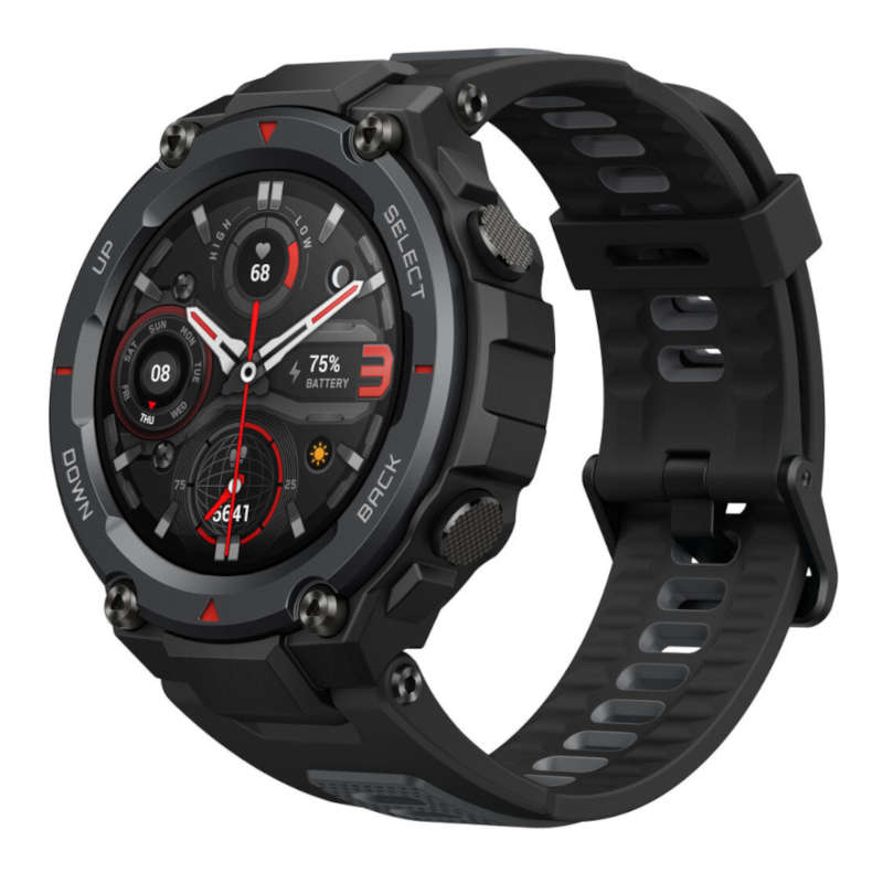 Smartwatch Amazfit T-Rex Pro Spo2 Amoled GPS 10 ATM Meteorite Black
