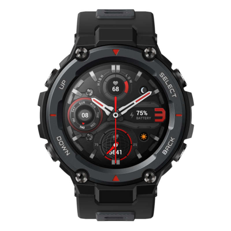 Smartwatch Amazfit T-Rex Pro Spo2 Amoled GPS 10 ATM Meteorite Black