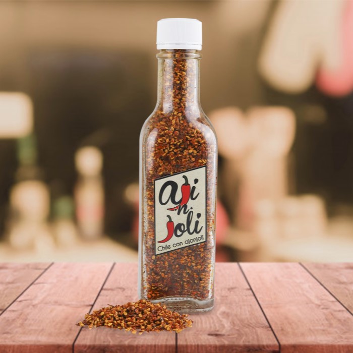 Chile En Polvo Con Ajonjolí 155 Gr Artesanal Natural