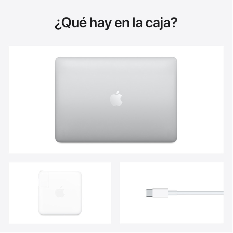 Apple MacBook Pro Chip M1 de (de 13 Pulgadas, 8 GB RAM, 256 GB SSD) - Color Plata