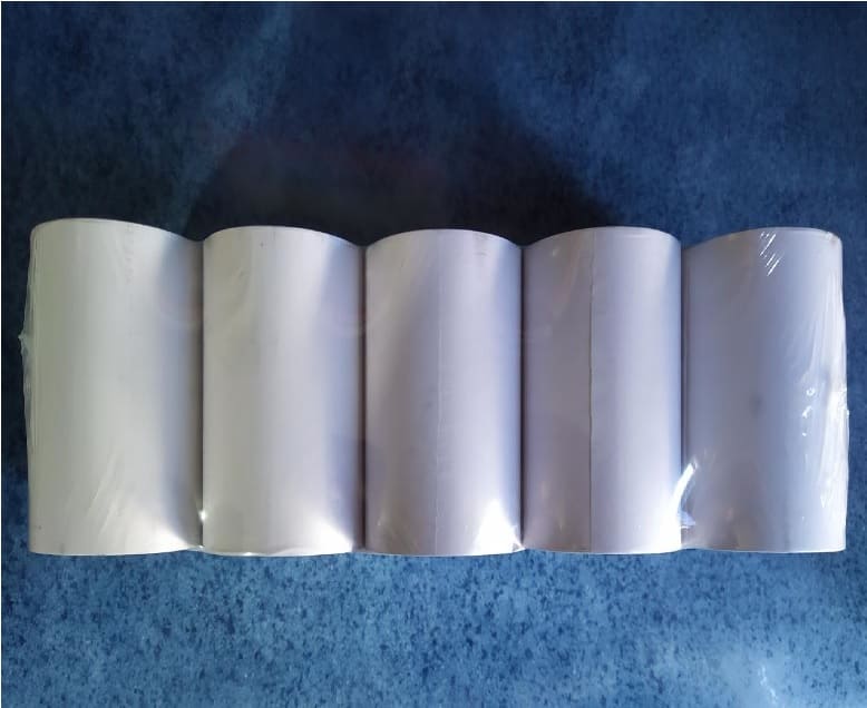 PAQUETE ROLLO PAPEL TERMICO 80X70 MM 10 PIEZAS IMPRESORAS 80MM REACCION NEGRO PUNTO DE VENTA TICKET PTG80N