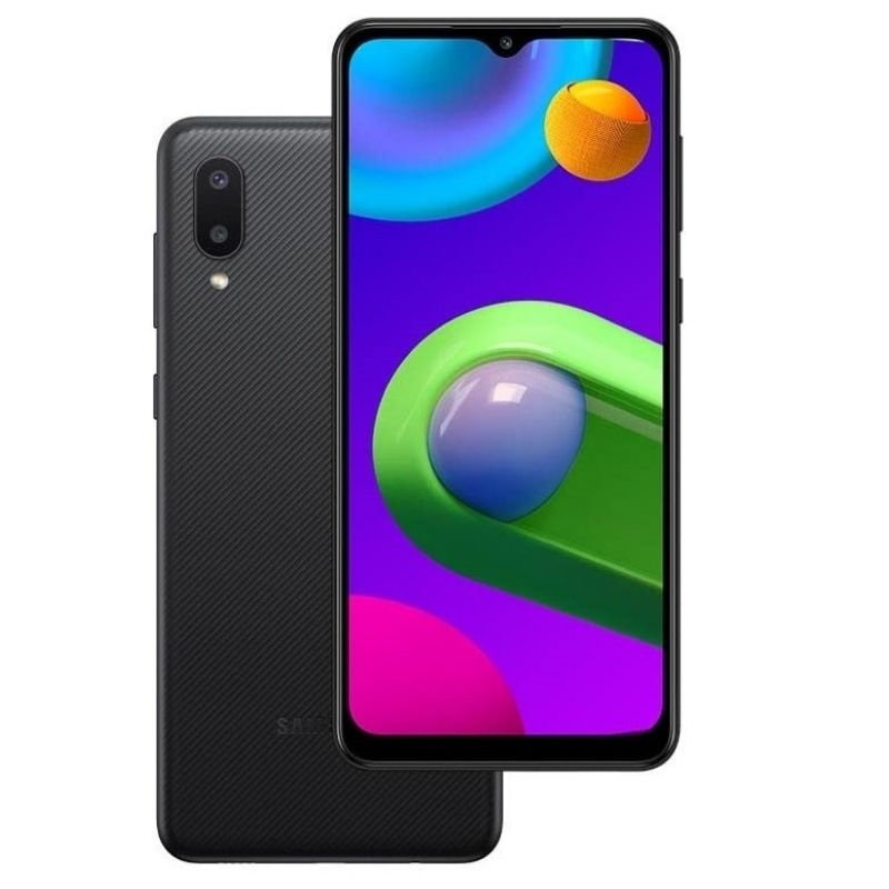 Samsung Galaxy M02 Negro 3GB + 32GB Desbloqueado DUAL SIM