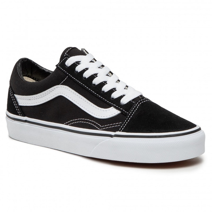 Tenis Vans Old Skool Black White Unisex Original VN000D3HY28