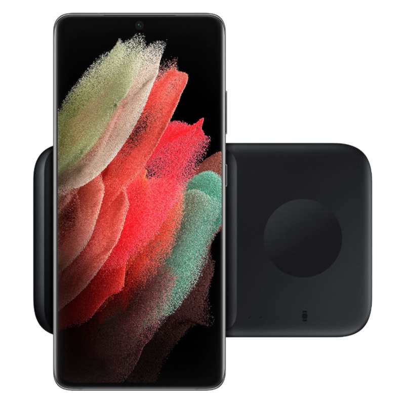 Cargador Samsung Wireless Charger Pad 9w Trio Qi Negro