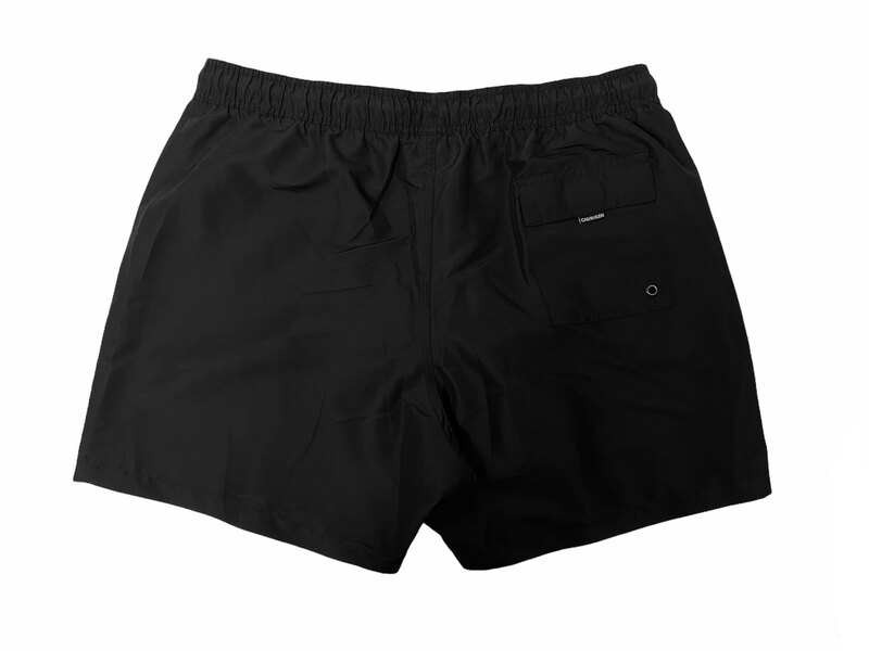 Short Calvin Klein de Baño Color Negro, Franja Para Hombre 