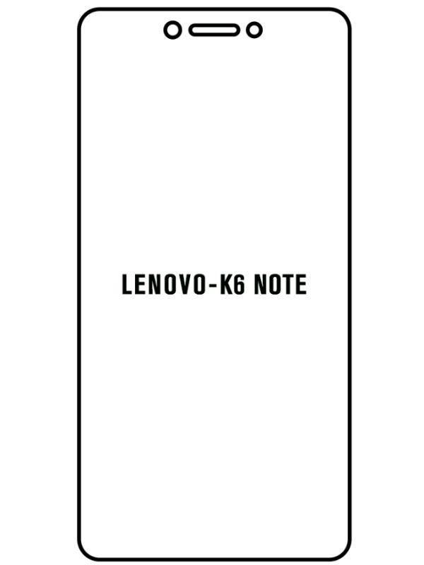 Jeco 99F Kit de Mica Hidrogel AZUL Frontal+Trasera LENOVO K6 NOTE