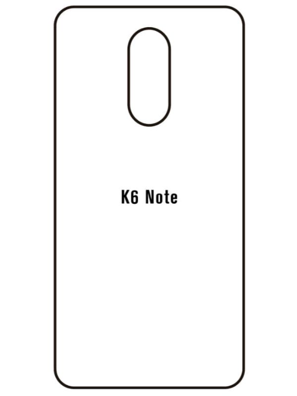 Jeco 99F Kit de Mica Hidrogel AZUL Frontal+Trasera LENOVO K6 NOTE