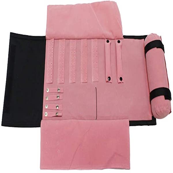 Manta Mixta Con Tubo Rosa/ Exhibidor De Joyería/ ROSA