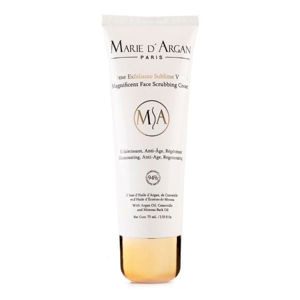 Crema Exfoliante Facial Antiarrugas  Regenerante Hidratante Marie D´Argan 