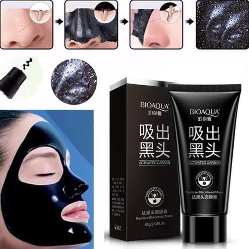 Mascarilla de Carbon Activado Aclarante y Anti Puntos Negros BioAqua