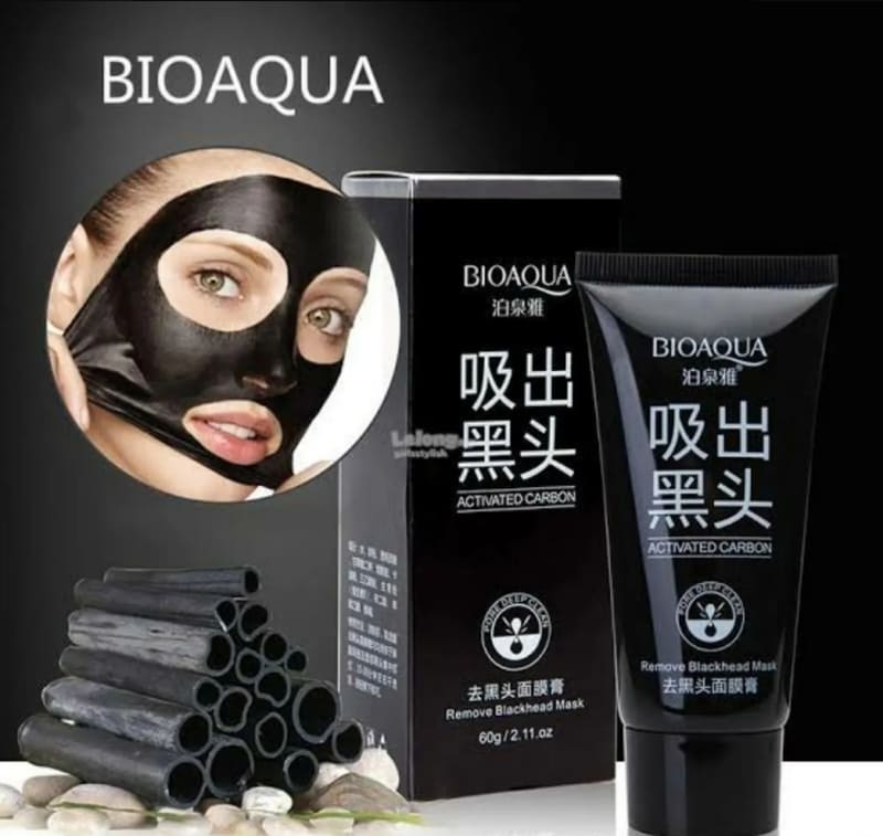 Mascarilla de Carbon Activado Aclarante y Anti Puntos Negros BioAqua