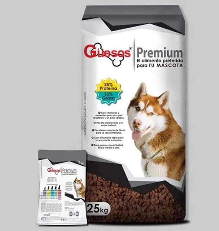 Croquetas Güesos Premium  25 kg