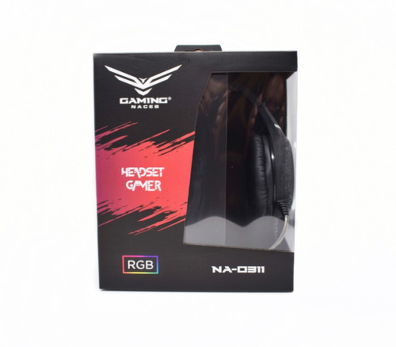 Audifonos Gamer Pc Microfono Rgb Na-0311 Naceb