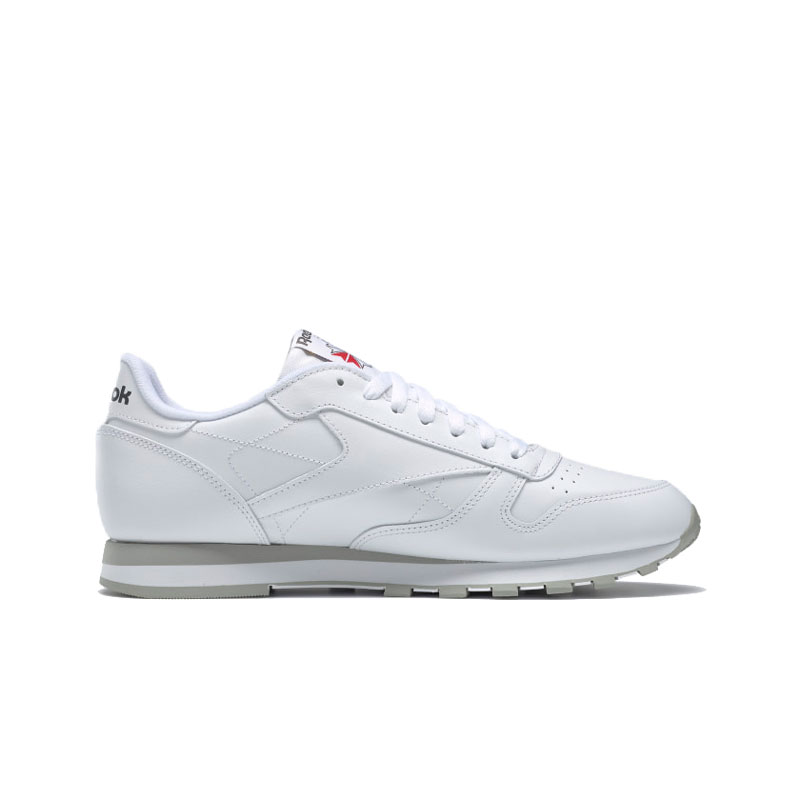 Tenis Reebok Classic Leather Blanco Gris
