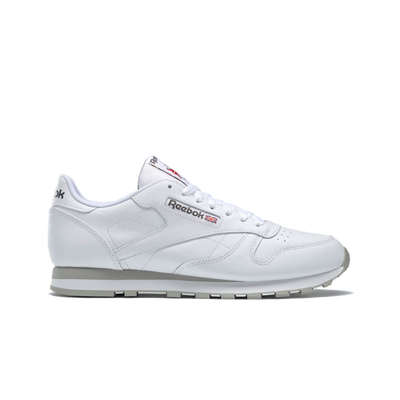 Tenis Reebok Classic Leather Blanco Gris
