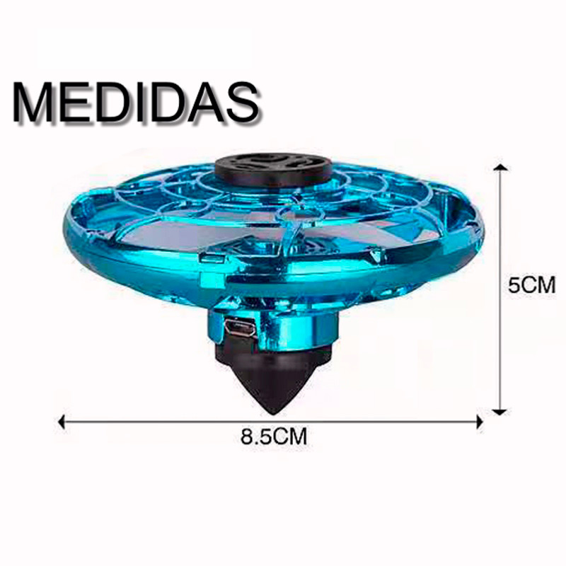 Mini Drone Fly Spinner Con Luces Led Giratorias 2021