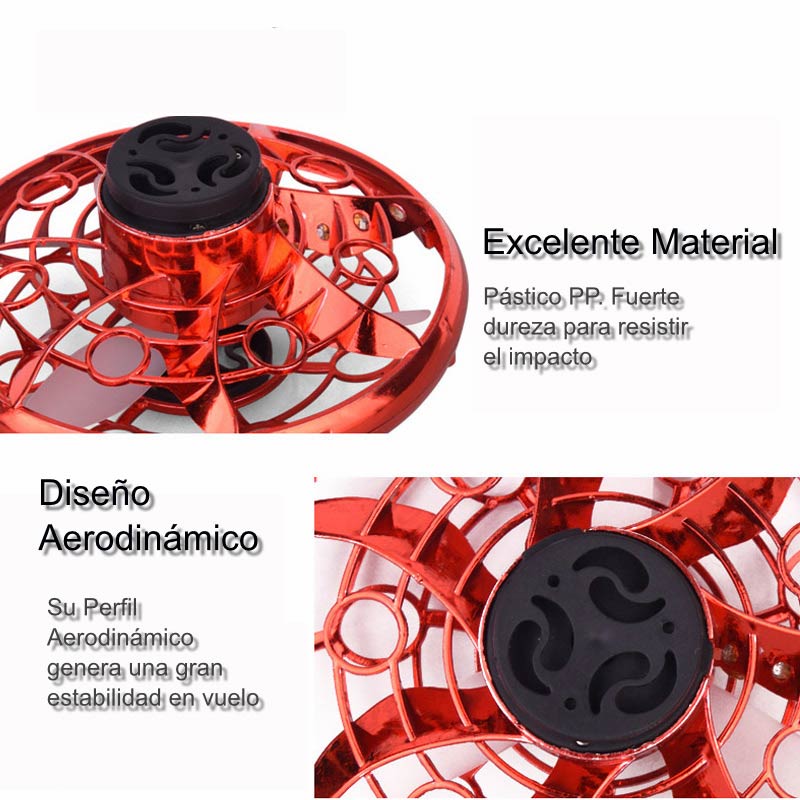 Mini Drone Fly Spinner Con Luces Led Giratorias 2021