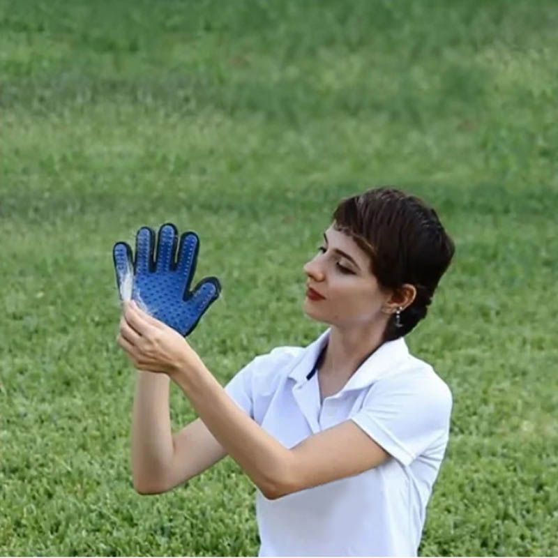 Guante Quita Pelos Cepillo Perro Carda Para Perro Mascota B