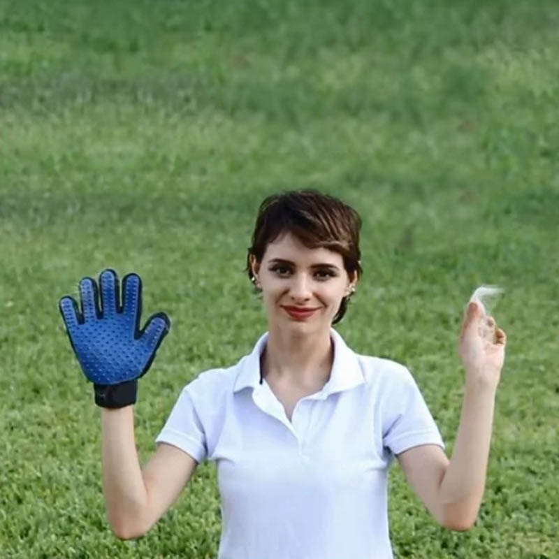 Guante Quita Pelos Cepillo Perro Carda Para Perro Mascota B