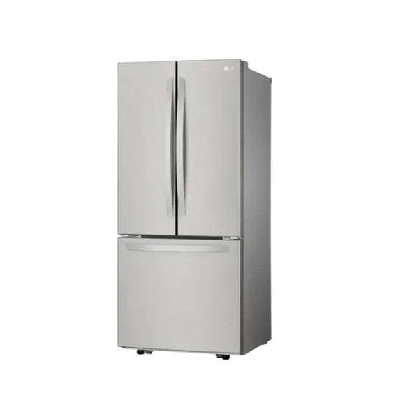 Refrigerador Gris Duplex LG 3 Puertas Inverted Gf22bgsk