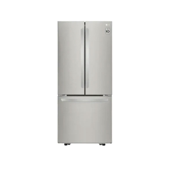 Refrigerador Gris Duplex LG 3 Puertas Inverted Gf22bgsk