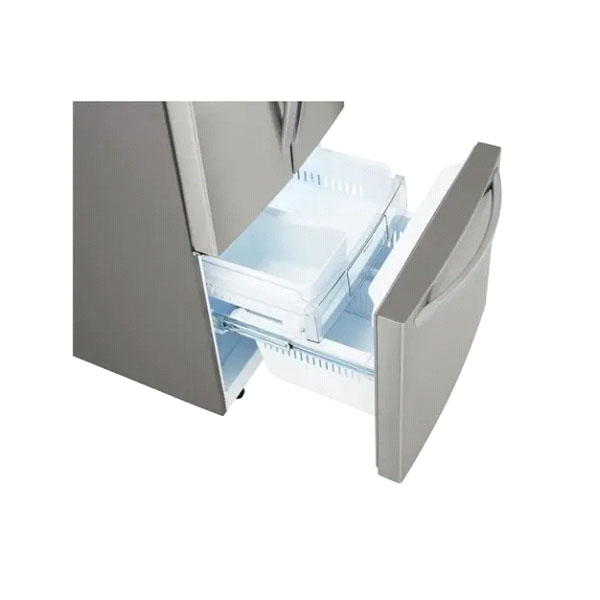 Refrigerador Gris Duplex LG 3 Puertas Inverted Gf22bgsk