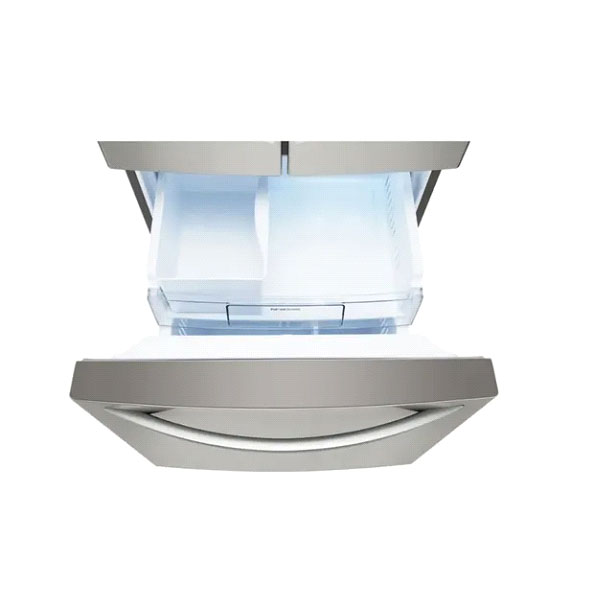Refrigerador Gris Duplex LG 3 Puertas Inverted Gf22bgsk