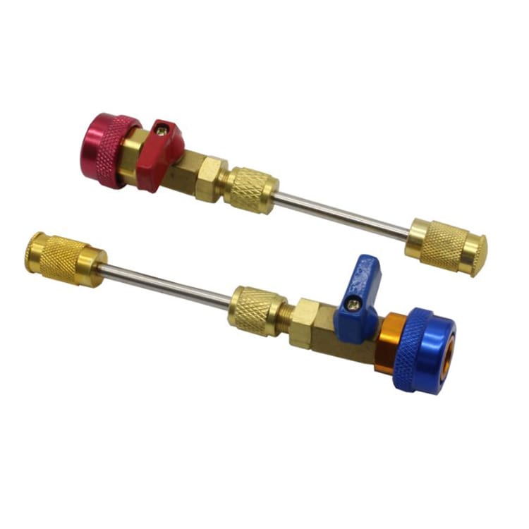 Juego de válvulas removedor de núcleo para R134 con 20 válvula schrader