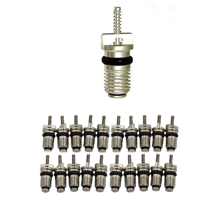 Juego de válvulas removedor de núcleo para R134 con 20 válvula schrader