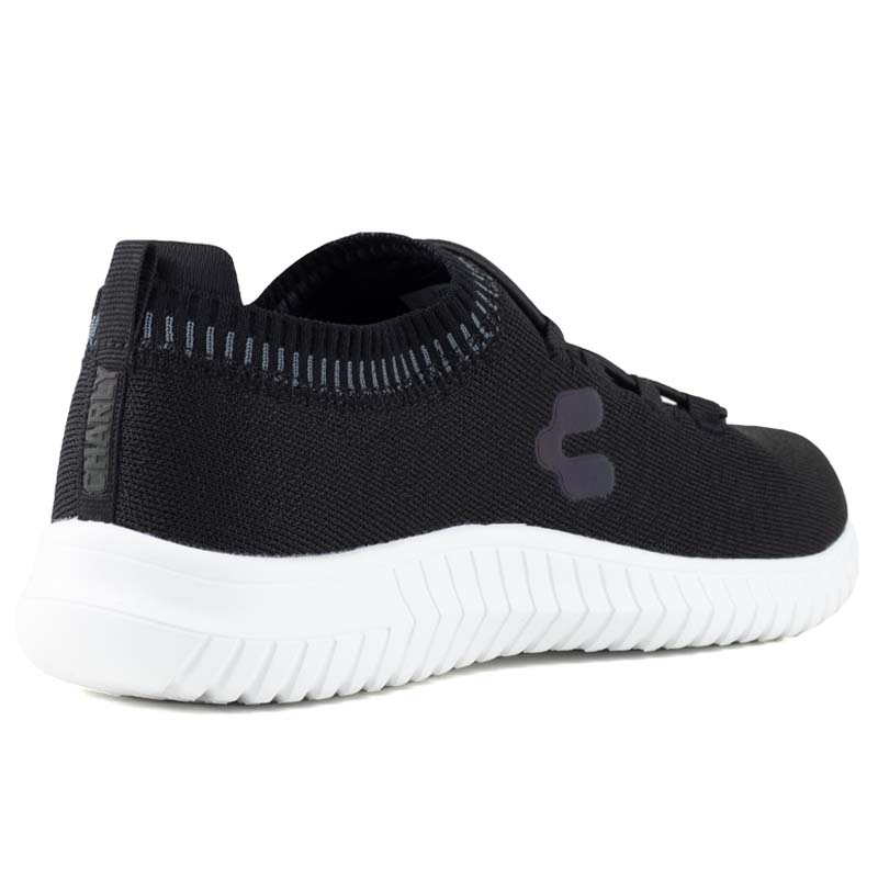 TENIS DEPORTIVOS CHARLY CLASICOS CABALLERO 1029245 NEGRO GRIS ORIGINALES