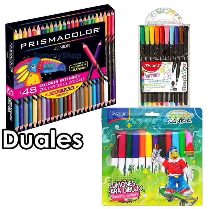 Kit 48 Colores Prismacolor +10 Rotuladores +12 Plumones