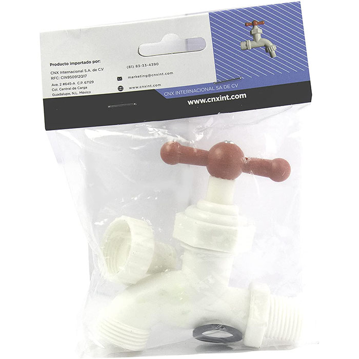 Llave para Jardin Plástica Tipo Italiana (Pack de 5 piezas)