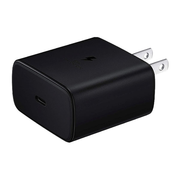 Cargador 45w Samsung Carga Rápida Tipo C Cubo+cable Negro