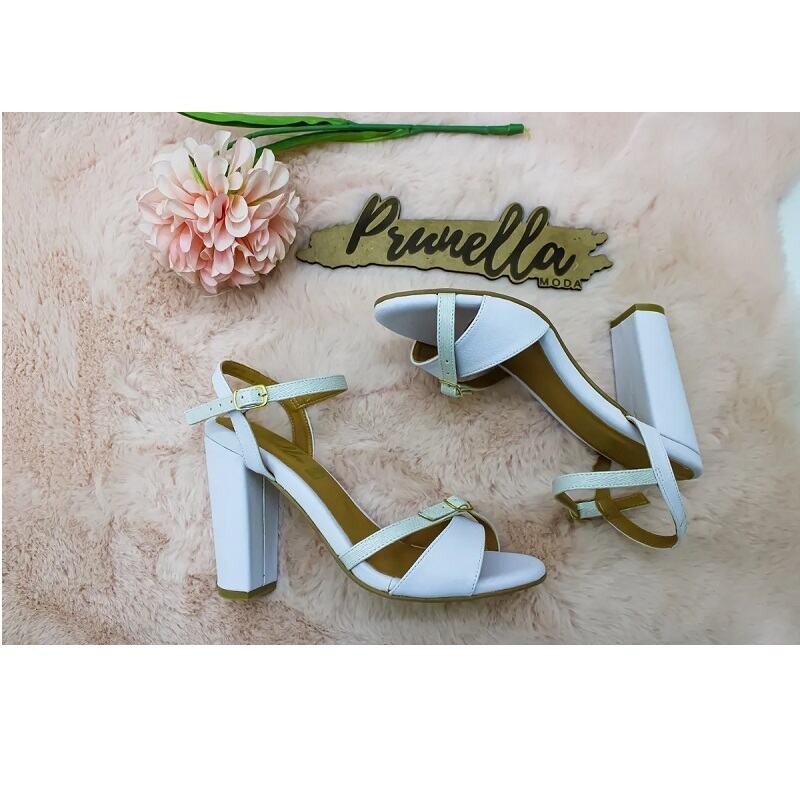 Sandalias Zapatos Mujer Tacon Zapatillas Plataforma 136 /z Blanco