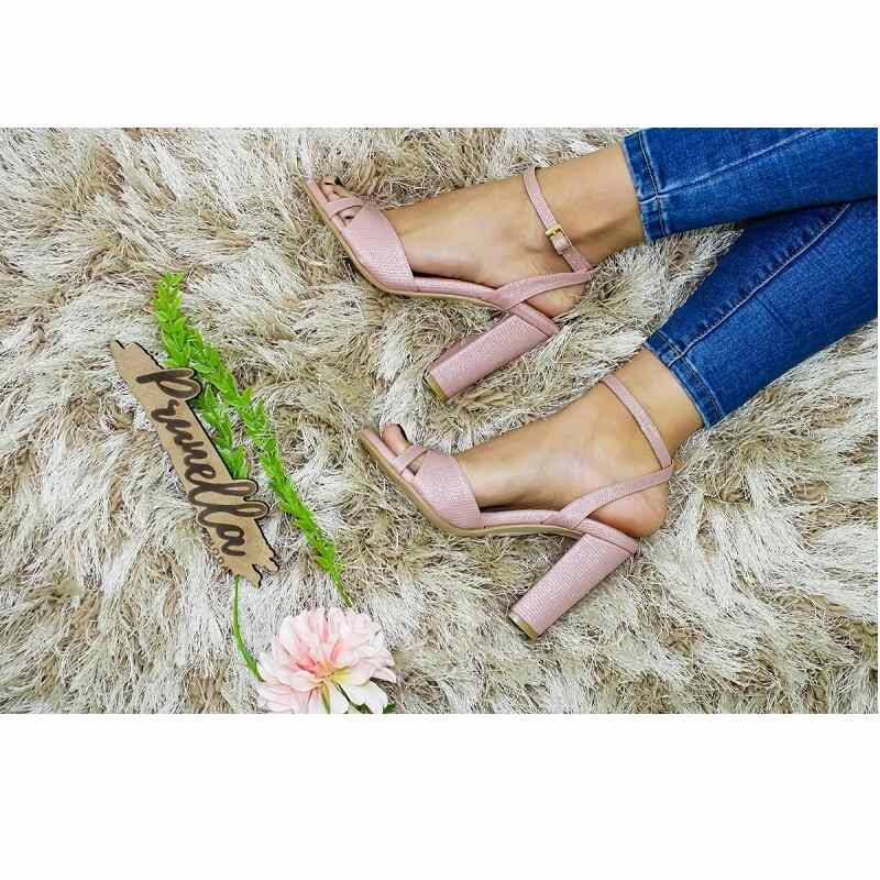 Sandalias Zapatos Mujer Tacon Zapatillas Plataforma 137 /z Rosa